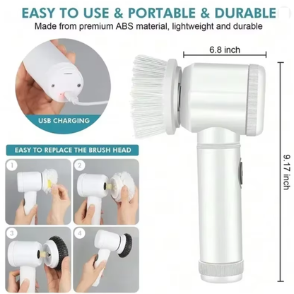 Cepillo de limpieza eléctrico inalámbrico