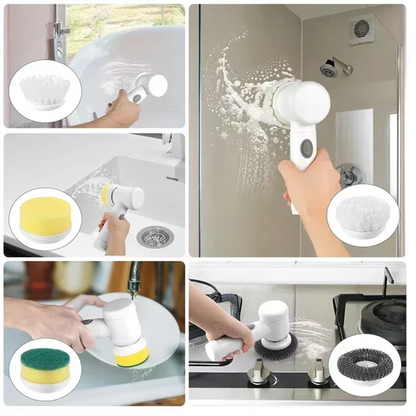 Cepillo de limpieza eléctrico inalámbrico